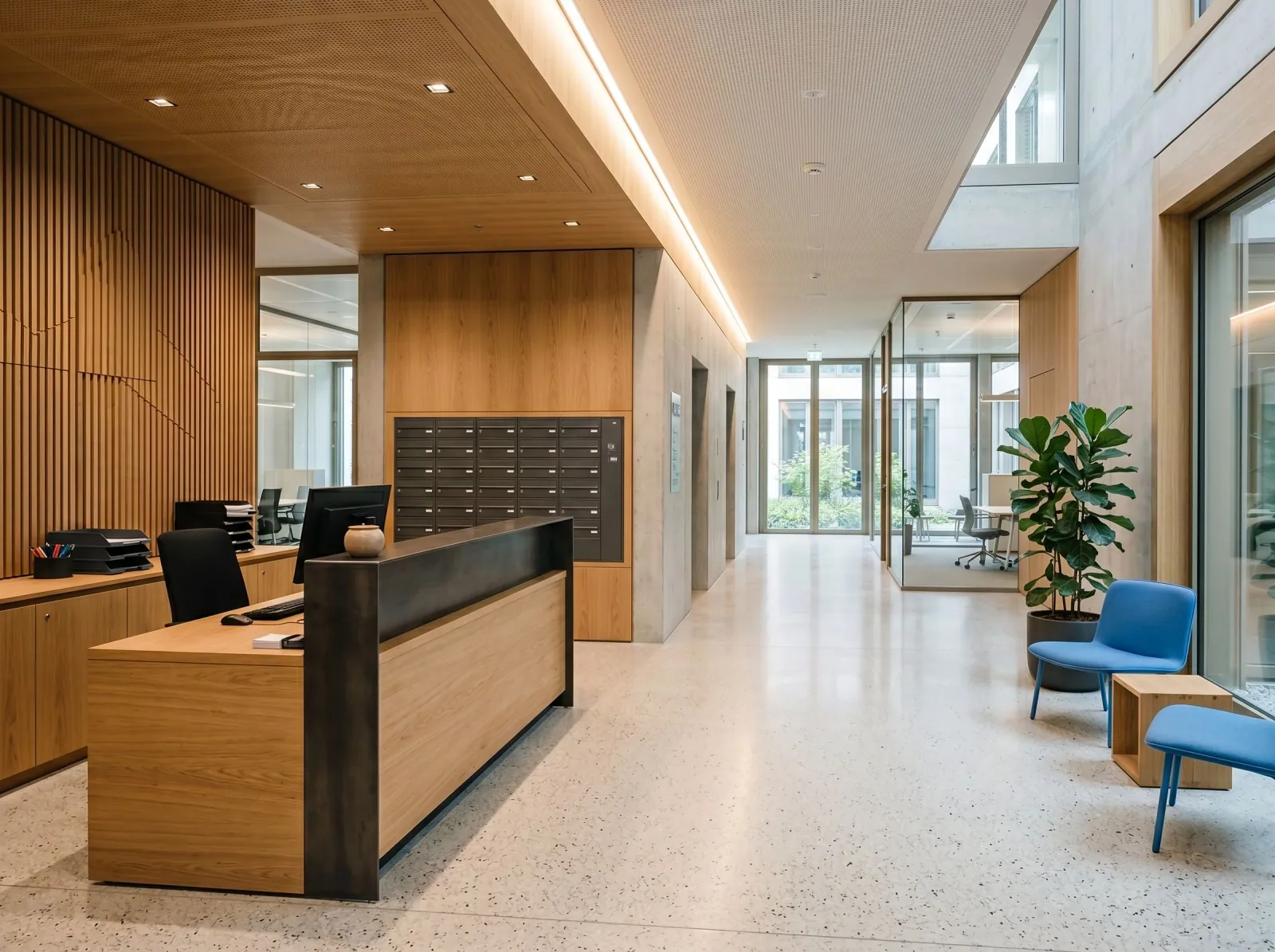 Empfang im 4 Founder-Büro